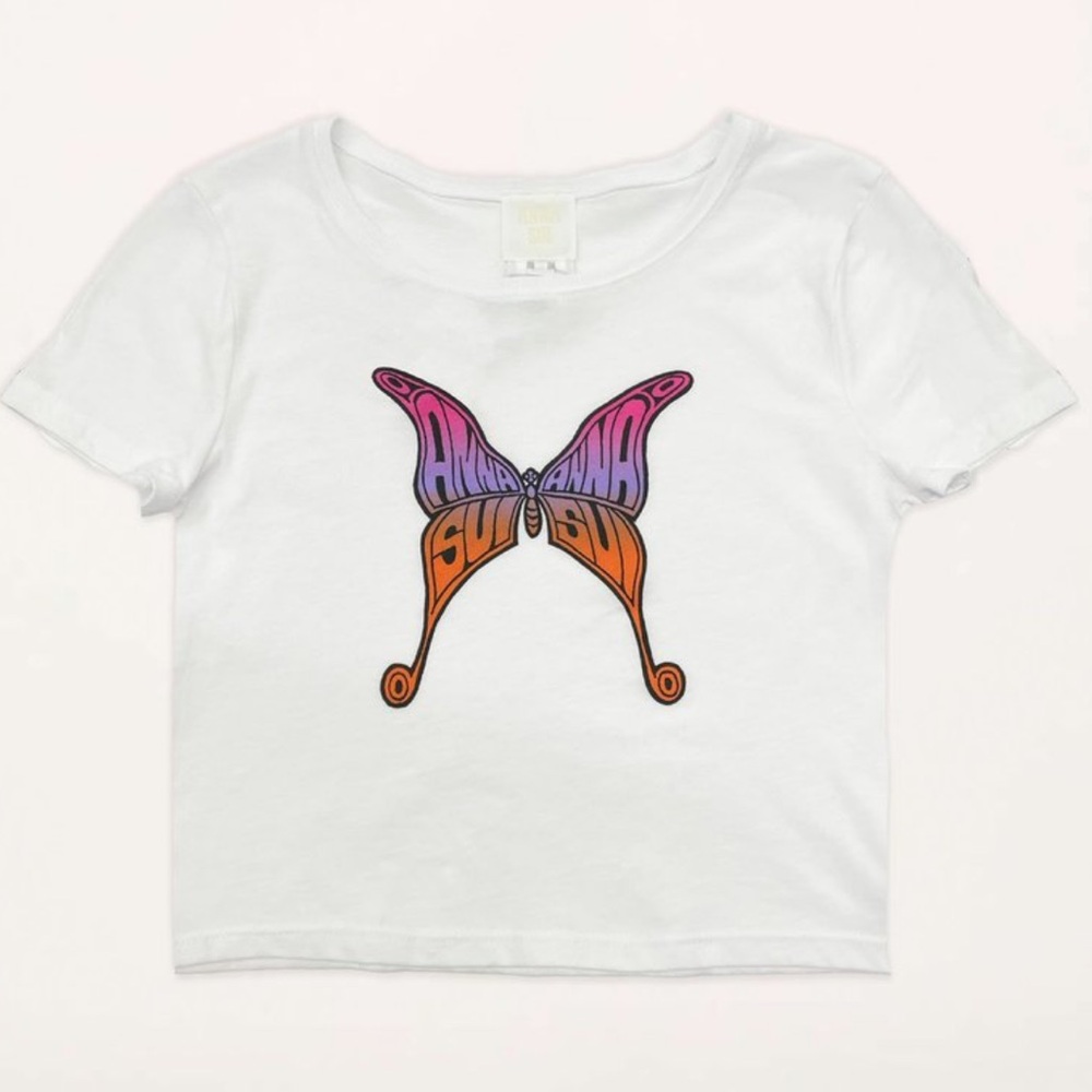 Anna Sui Butterfly Baby Tee